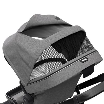Thule Sleek Grey Melange On Black Inclusief Reiswieg