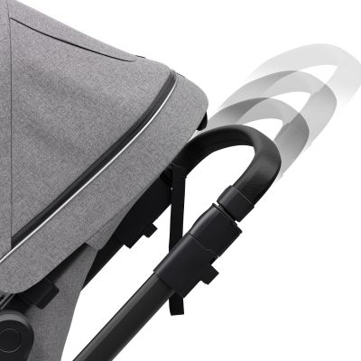 Thule Sleek Grey Melange On Black Inclusief Reiswieg