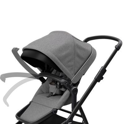 Thule Sleek Grey Melange On Black Inclusief Reiswieg