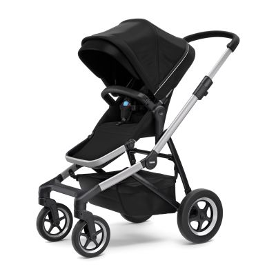 Thule Sleek Midnight Black Inclusief Reiswieg