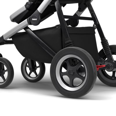 Thule Sleek Midnight Black Inclusief Reiswieg