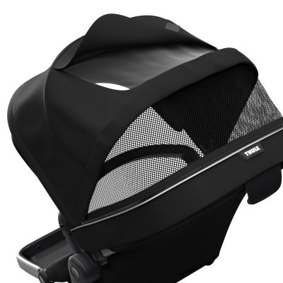 Thule Sleek Midnight Black Inclusief Reiswieg