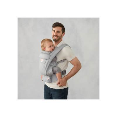 Ergobaby Omni Deluxe Cotton Draagzak - Pearl Grey