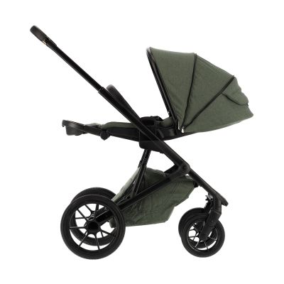 Qute Q-Rider Plus Kinderwagen - Thyme Green | Kidsriver Curve Autostoel - Black | Kidsriver Isofix Base Qute Q-Rider Plus Kinderwagen - Thyme Green | Kidsriver Curve Autostoel - Black | Kidsriver Isofix Base