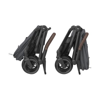 Maxi-Cosi Buggy Leona 2 - Twillic Graphite (Black Frame + Brown Leather)