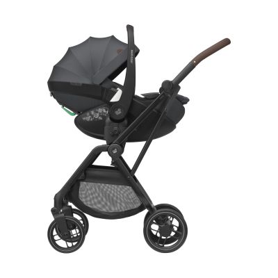 Maxi-Cosi Buggy Leona 2 - Twillic Graphite (Black Frame + Brown Leather)