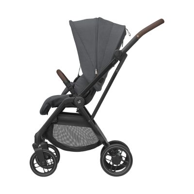 Maxi-Cosi Buggy Leona 2 - Twillic Graphite (Black Frame + Brown Leather)