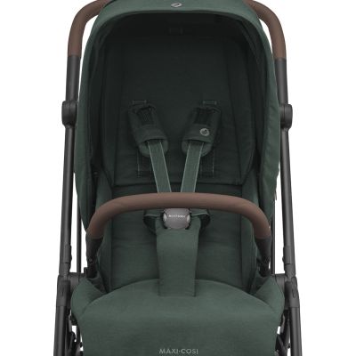 Maxi-Cosi Buggy Leona 2 - Twillic Green (Black Frame + Brown Leather)