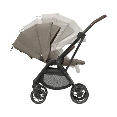 Maxi-Cosi Buggy Leona² - Twillic Truffle (Black Frame + Brown Leather)