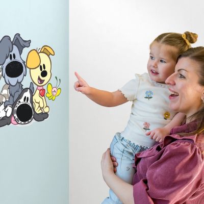 Woezel & Pip Muursticker - Dieren