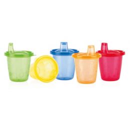 Nûby Herbruikbare Bekers + Drinktuit 9mnd+ 210ml Nûby Herbruikbare Bekers + Drinktuit 9mnd+ 210ml