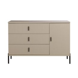 TWF Commode XL 3 Laden 1 Deur Waves Clay TWF Commode XL 3 Laden 1 Deur Waves Clay