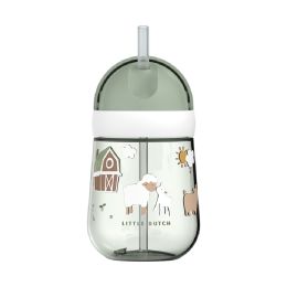 Mepal X Little Dutch Rietjesbeker Mio Little Farm 300ml Mepal X Little Dutch Rietjesbeker Mio Little Farm 300ml