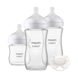 Philips Avent Basic Starterset Glas Natural Response 4-delig Philips Avent Basic Starterset Glas Natural Response 4-delig